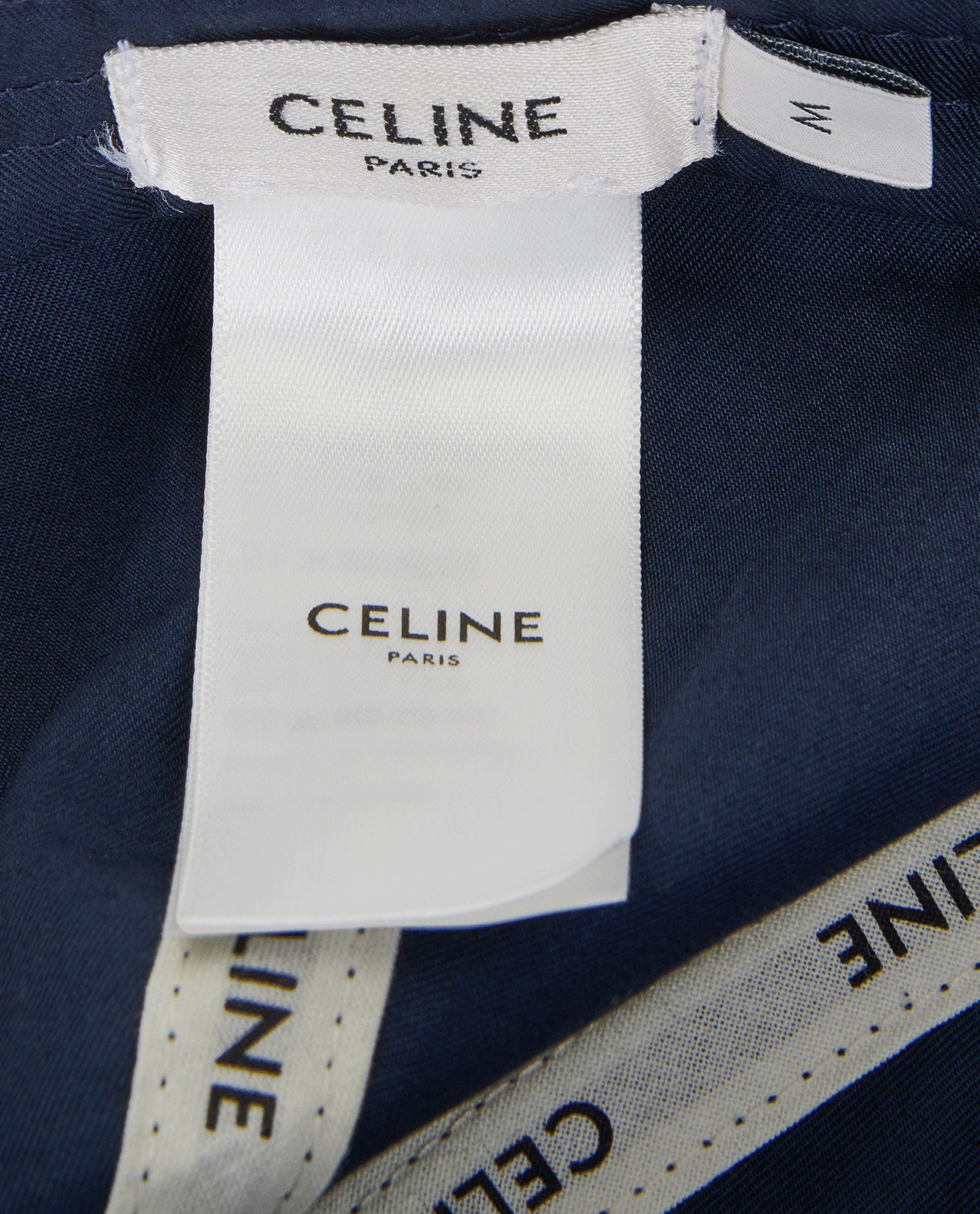 Celine Triomphe Baseball Cap, &pound;190, Accessories, Navy, Cotton, Other view